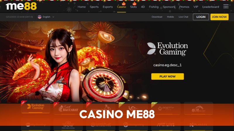 Casino Me88: Sòng bạc thực thụ chuẩn quốc tế ngay tại nhà