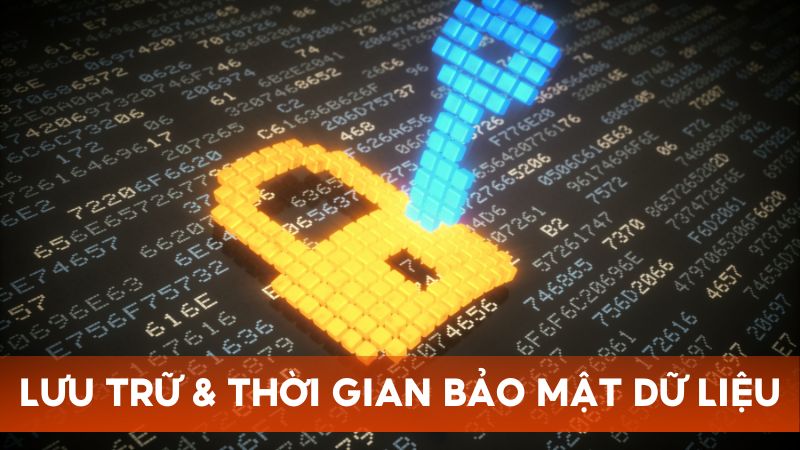 Lưu trữ & thời gian bảo quản dữ liệu được Me88 trình bày rõ ràng