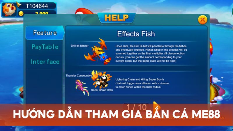 Hướng dẫn các bước đơn giản để tham gia bắn cá tại Me88 cho người mới