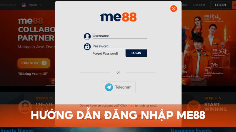 Hướng dẫn cách đăng nhập tài khoản Me88 đơn giản cho người truy cập lần đầu
