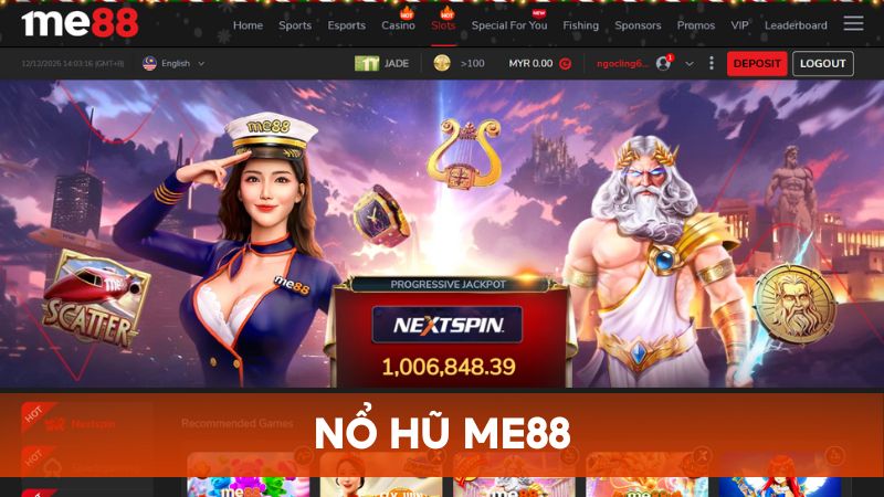 Nổ hũ Me88: Trải nghiệm quay thú vị, nhận thưởng siêu khủng