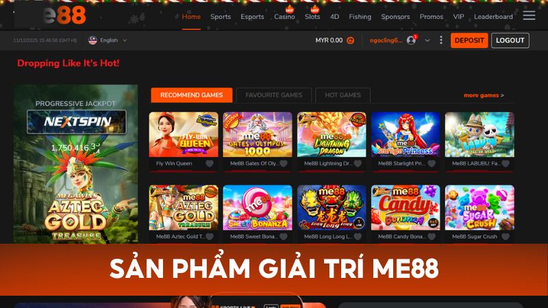 Sản phẩm giải trí đa dạng và siêu chất lượng do Me88 cung cấp